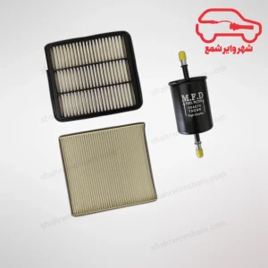 مجموعه فیلترهای بنزین و هوا و کابین ام وی ام X33